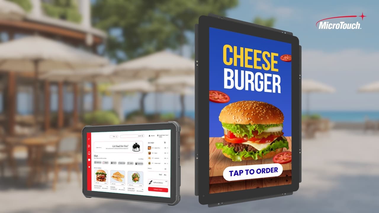 MicroTouch Launches Mobile Tablet and Outdoor Open Frame Series for End-to-End Retail and QSR Solutions