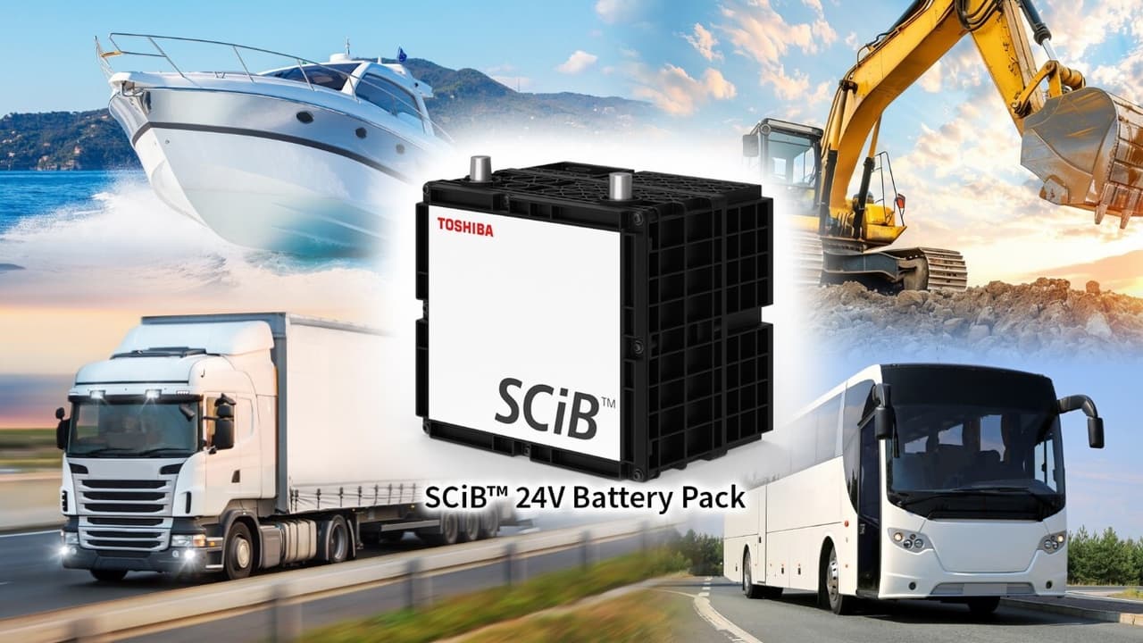 Toshiba Launches New SCiB™ 24V Battery Pack for Automotive and Industrial Use--Driving Environmentally Conscious Mobility