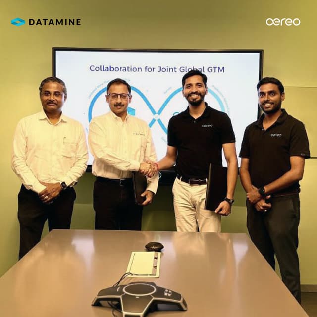 Datamine and Aereo Announce Global GTM Partnership for delivering AI-enabled Mining Solutions