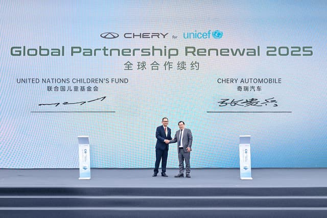 Chery Group Renews US$6 Million Partnership with UNICEF to Advance Global Education