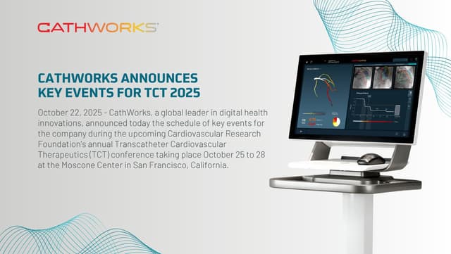 CathWorks Announces Key Events for TCT 2025