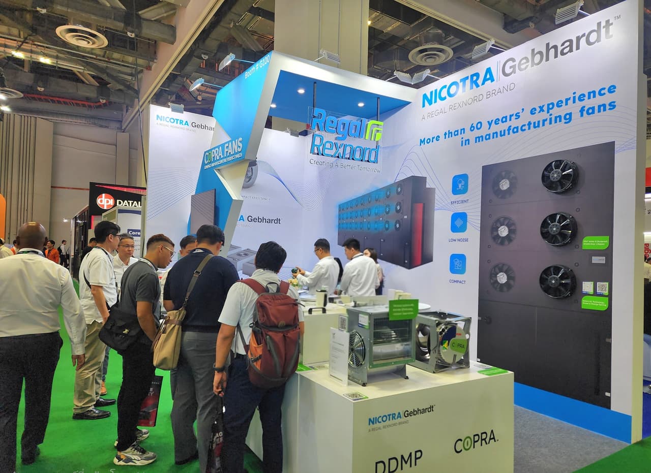 Regal Rexnord Showcases Sustainable Air Movement Innovations for Data Centers at Data Centre World Asia 2025
