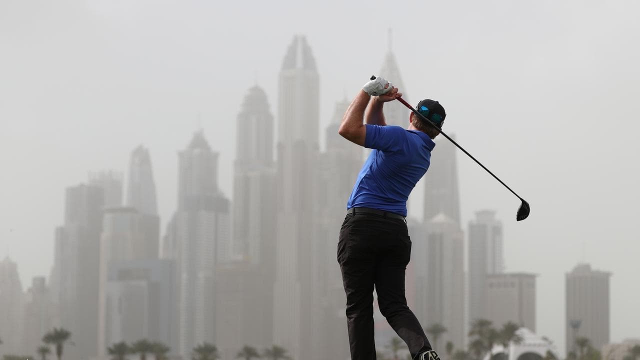 Aussie amateur leads in Dubai, dreaming of Augusta