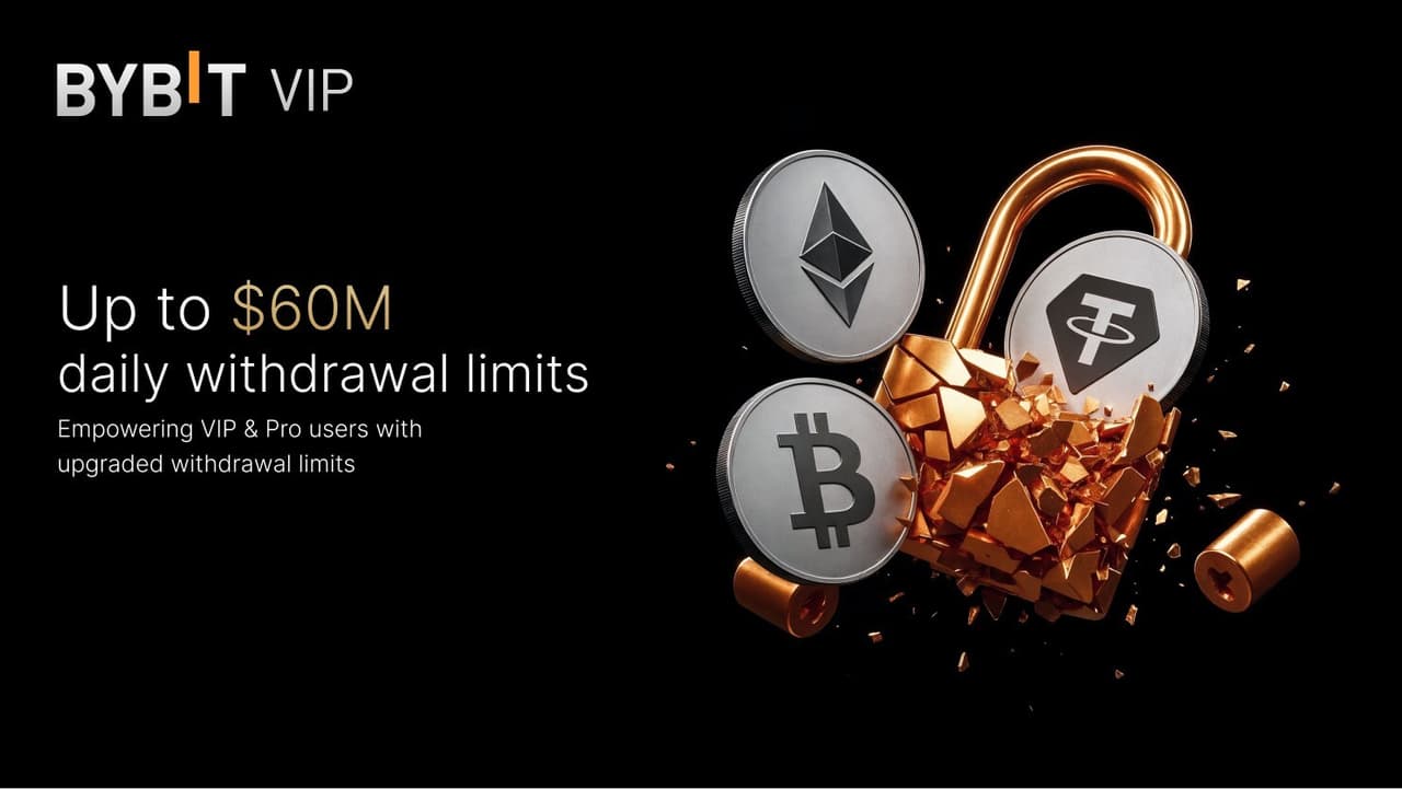 Bybit Enhances Capital Mobility for VIP and Institutional Traders with Expanded Withdrawal Limits