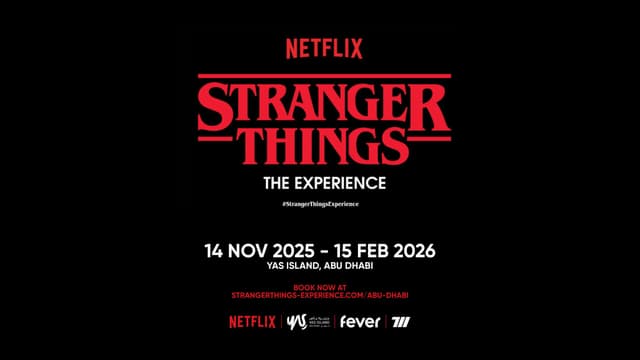 Yas Island Abu Dhabi to Open 'Stranger Things: The Experience'