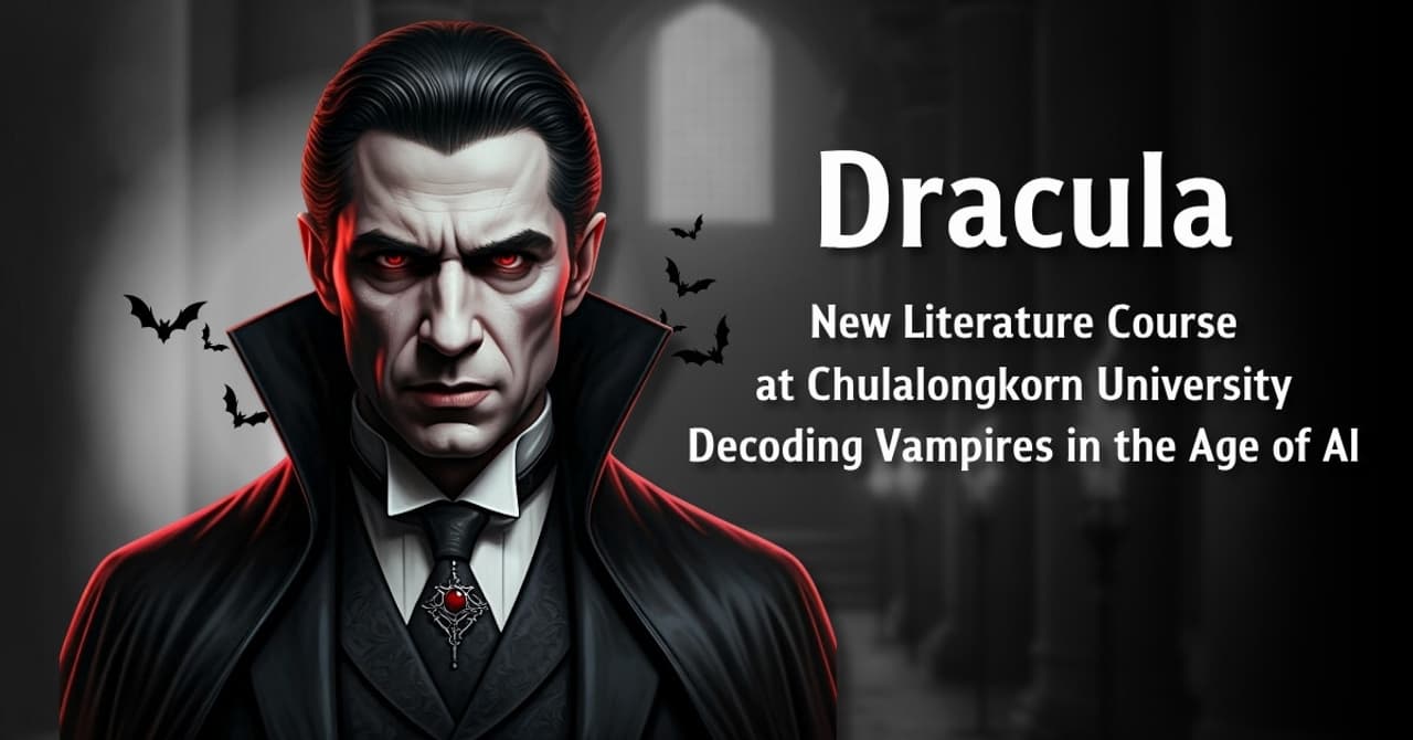 Chulalongkorn University's Faculty of Arts Offering "Dracula and Modern Culture": From Horror Literature to a Reflection of Contemporary Culture