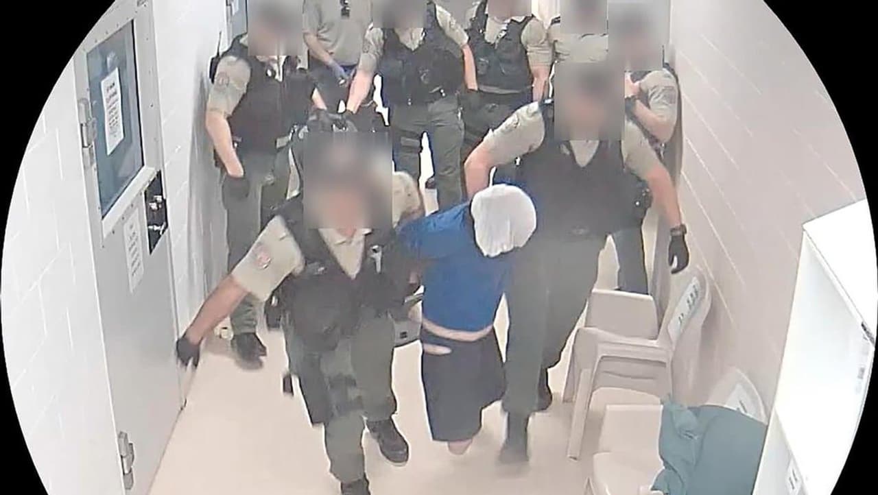 Inmate who had seizure roughly handled by prison guards