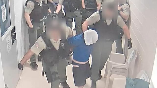 Video shows guards roughly treat inmate who had seizure