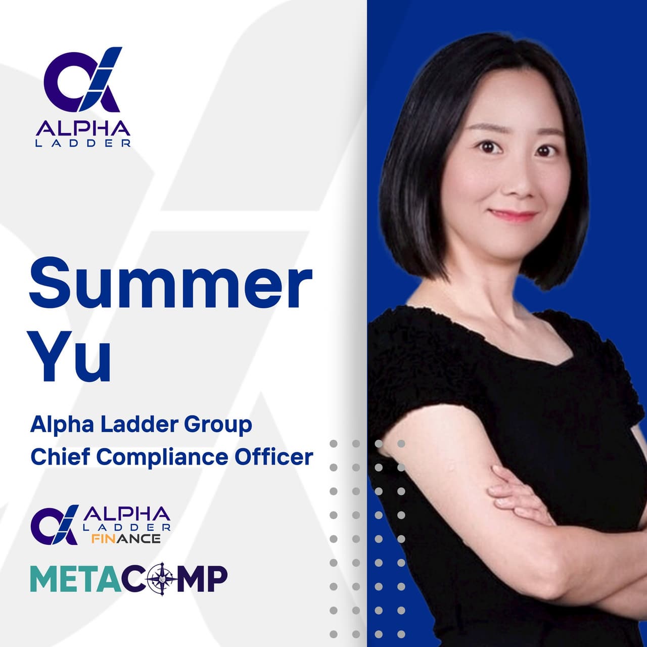 Veteran Compliance Leader from HSBC, PayPal,  ByteDance and Aspire, Appointed as Group Chief Compliance Officer at Alpha Ladder Group to Drive Trusted Digital Finance