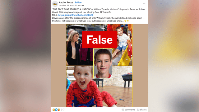 False posts exploit missing children cases online