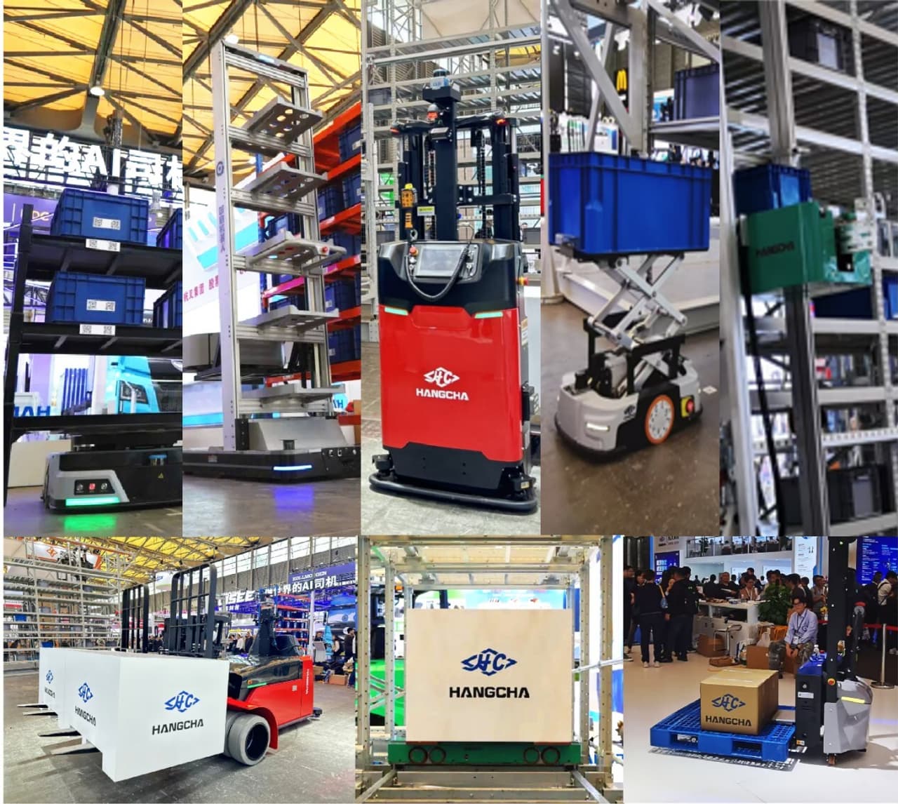 HCGZ showcased a variety of new products at CeMAT ASIA 2025