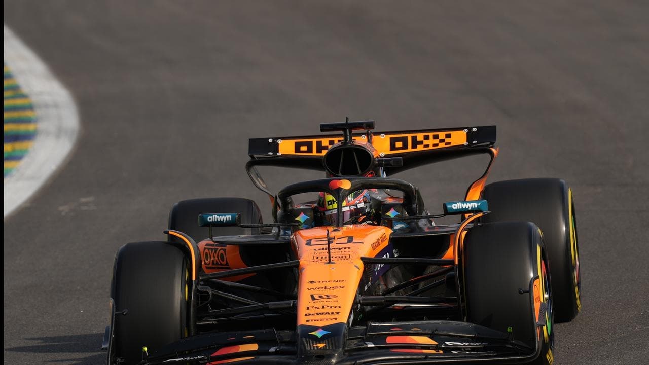 Norris claims Brazil pole after Piastri's sprint crash