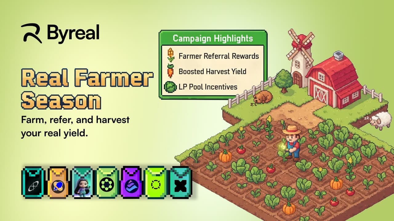 Byreal Expands Real Farmer With Social Referral Feature