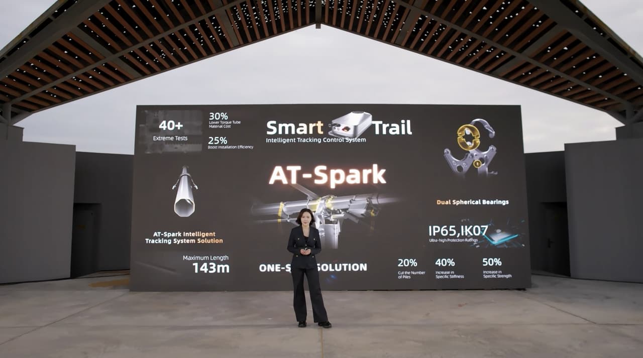 The Ultimate Solution for Utility-Scale Solar Plants: Antaisolar Launches Next-Generation Intelligent Tracking System AT-Spark