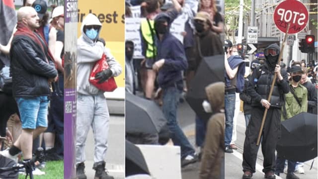 Masks and rock throwers as protest violence escalates