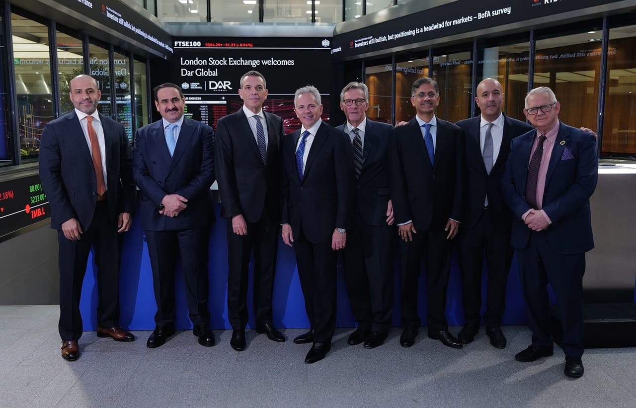 DAR GLOBAL RINGS THE LONDON STOCK EXCHANGE OPENING BELL, ANCHORING GLOBAL EXPANSION WITH LAUNCH OF 'LIVE ALL IN' SLOGAN