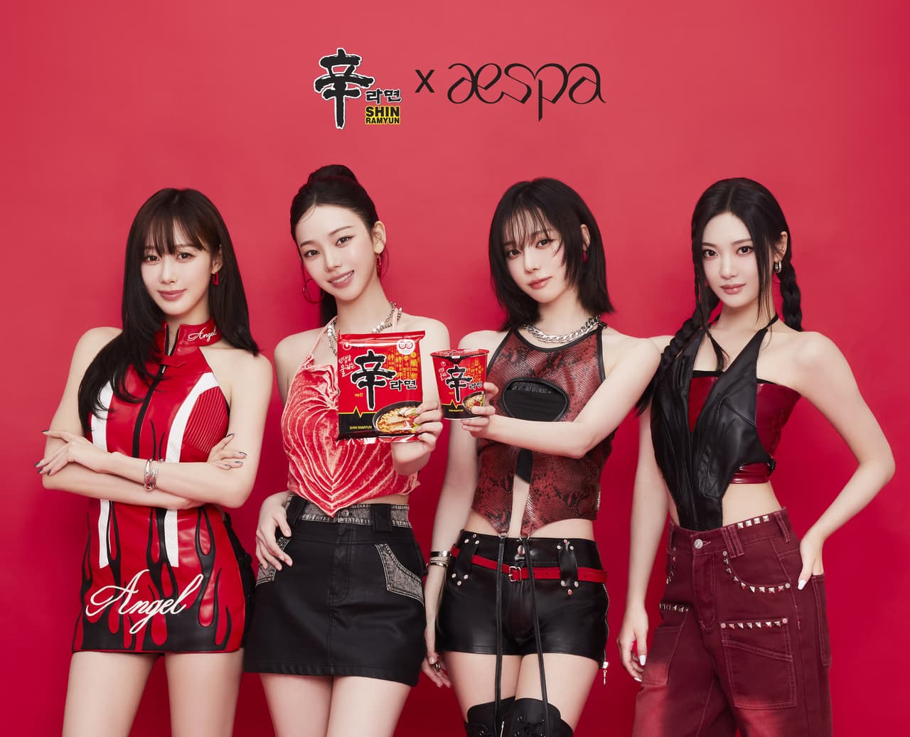 Nongshim Reveals Global Shin Ramyun Ad Featuring 'aespa'