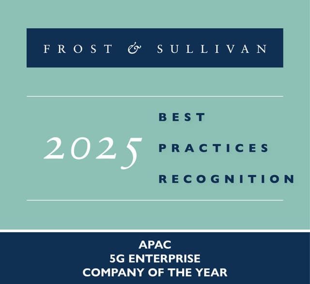 Singtel Receives Frost & Sullivan's 2025 APAC Company of the Year Recognition in the 5G Enterprise Industry