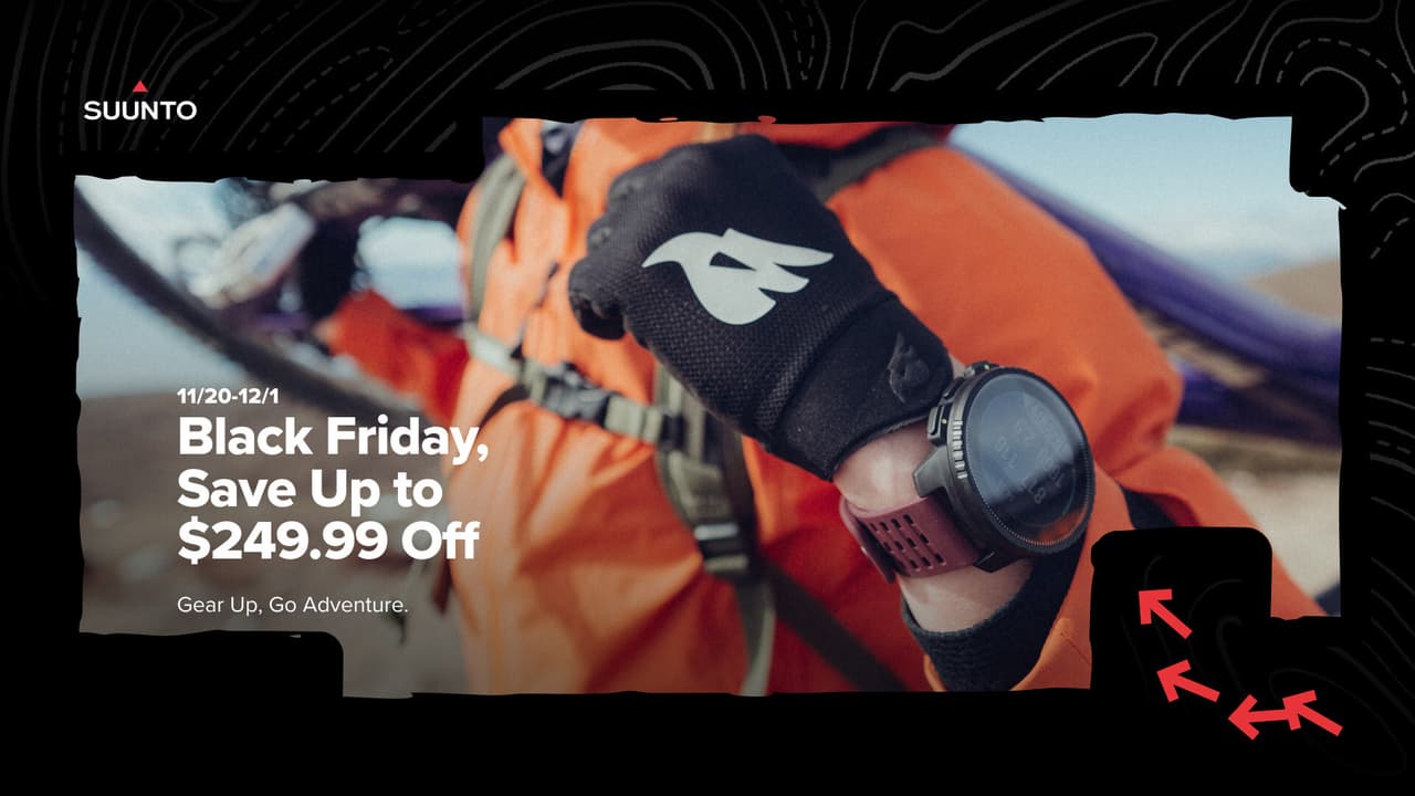 Suunto Elevates Your Black Friday Adventure with Unforgettable Deals on Watches and Gear