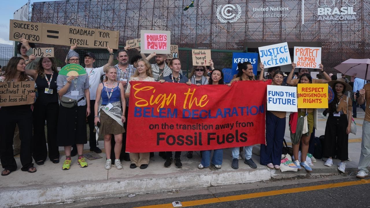 COP30 draft drops effort for new fossil fuel transition