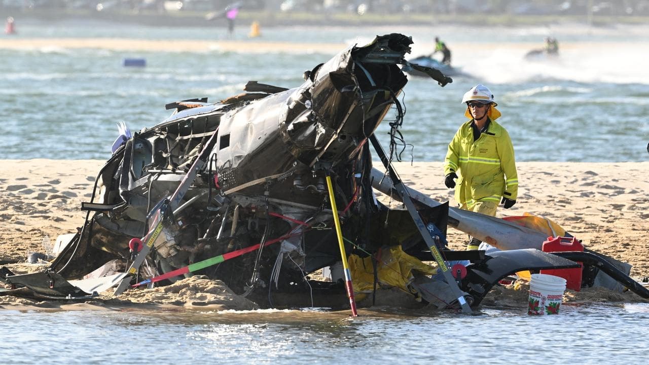Sea World chopper crash victims 'screaming' for help