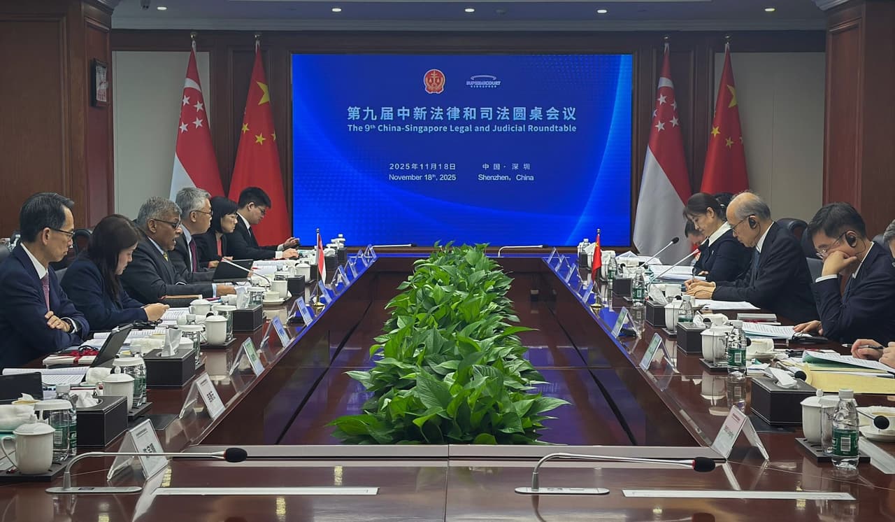 Supreme Court of Singapore and Supreme People's Court of China Strengthen Bilateral Ties at Ninth Singapore-China Legal and Judicial Roundtable