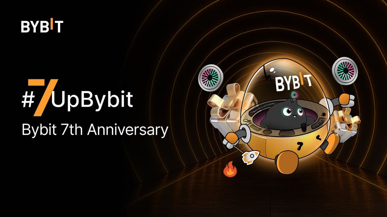 Level Up with #7Up: Bybit's 7th Anniversary Shares a $2.5 Million Thank-You with Nearly 80  Million Traders Worldwide