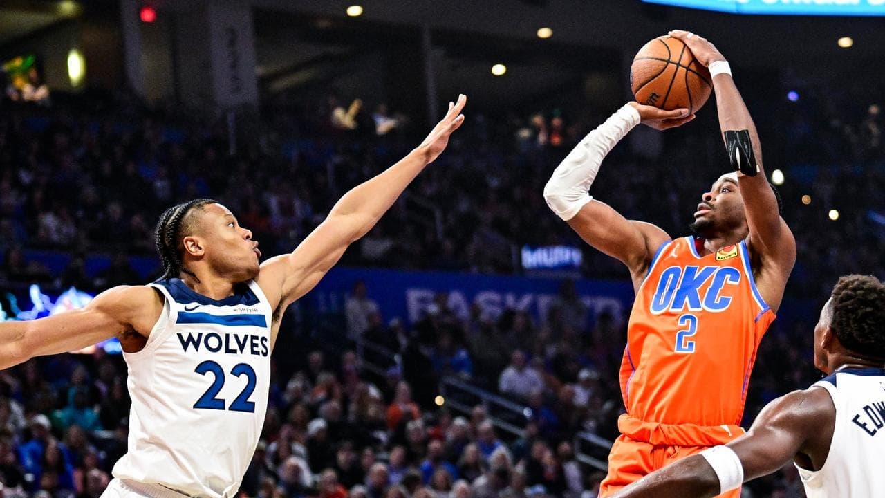 Champions Thunder roll on to make it 10-straight in NBA