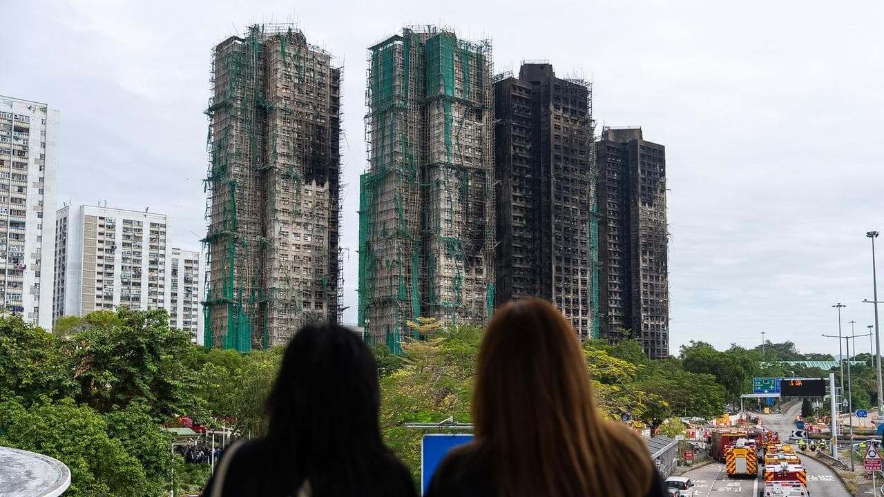 HK arrests more suspects in fire probe as deaths rise