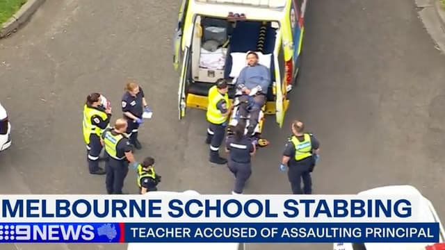 Teacher accused of stabbing school principal 'snapped'