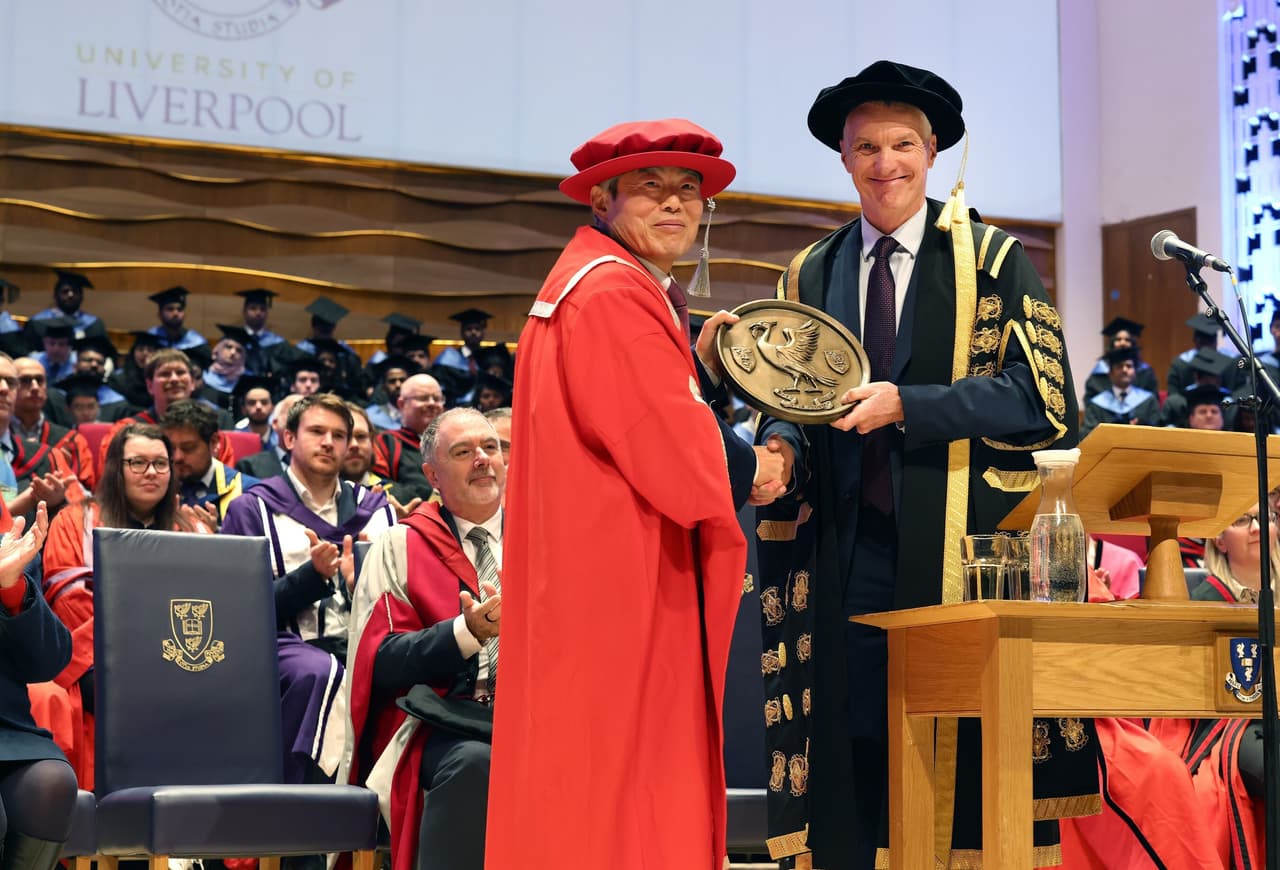 Professor Youmin Xi honoured with University of Liverpool Fellowship