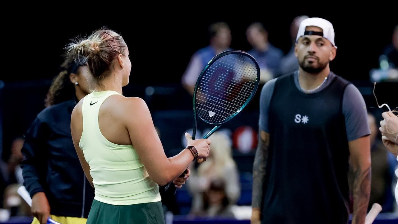 'It's win-win for me': Sabalenka defends Kyrgios duel