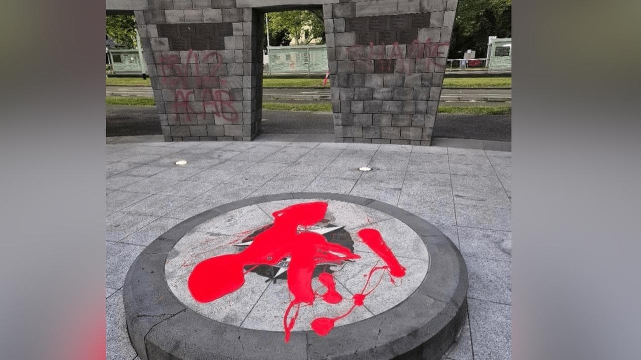 'Beyond belief': police memorial vandals condemned