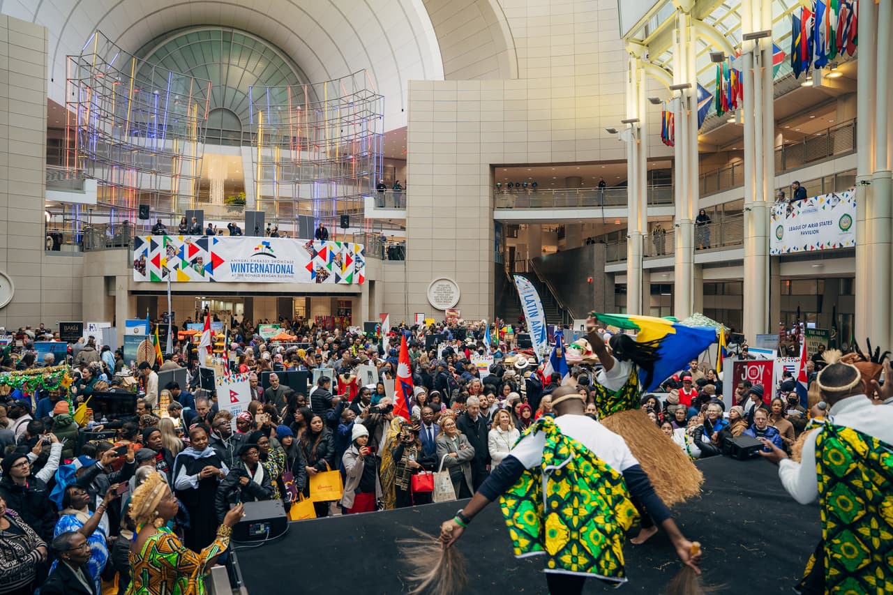 12TH ANNUAL WINTERNATIONAL EMBASSY SHOWCASE DRAWS 8,000 GUESTS
