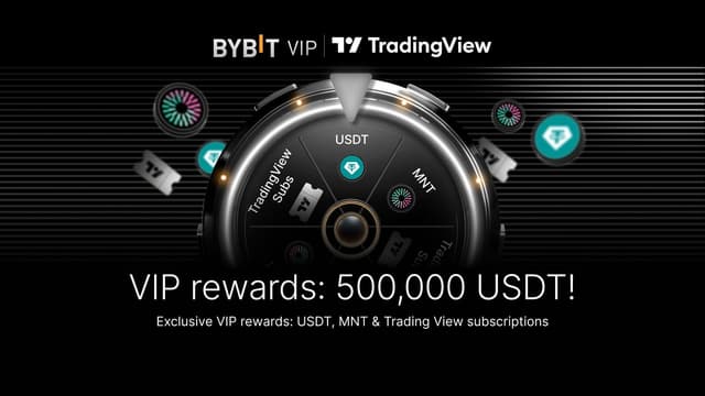 Bybit VIP Exclusive: a Chance to WinMNT, USDT Airdrops and TradingView Subscriptions from 500,000 USDT Prize Pool