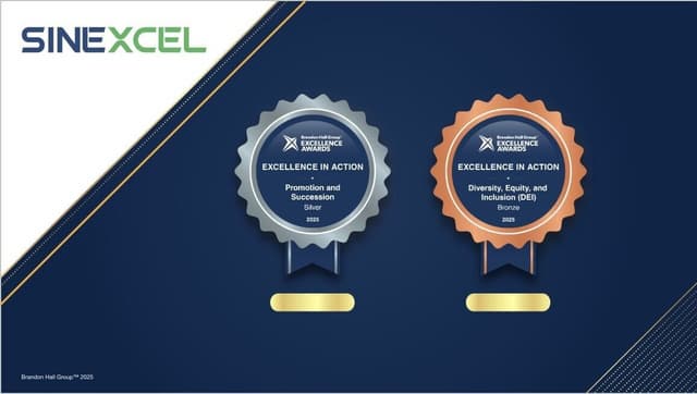 SINEXCEL Wins Silver and Bronze in Brandon Hall Group's Excellence in Action Awards