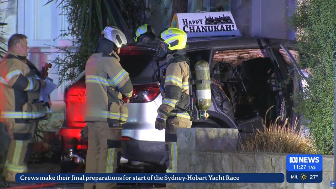 PM lashes 'evil' after rabbi's car torched in driveway