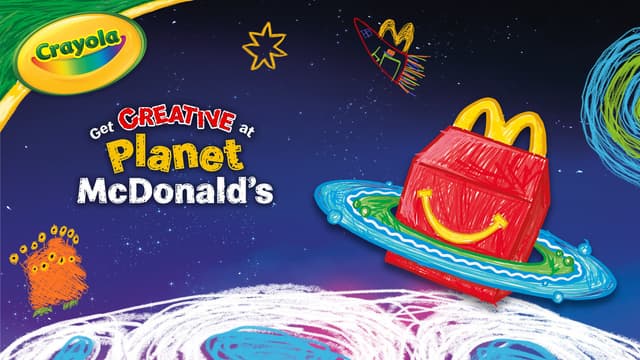 Crayola Launches Global McDonald's Happy Meal® Experience That's Out-of-This-World