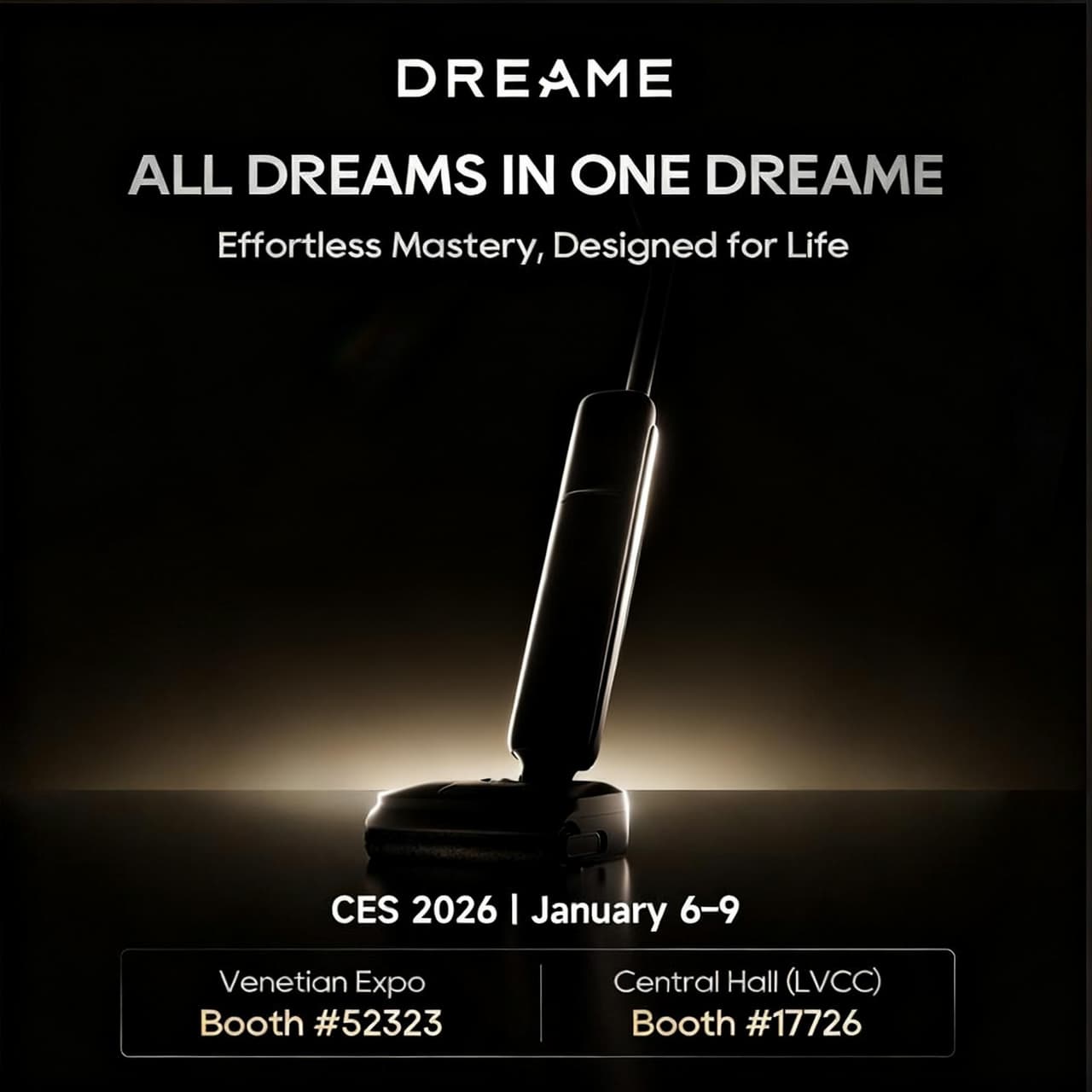 Dreame Showcases the Future of Wet & Dry Vacuum Cleaning at CES 2026