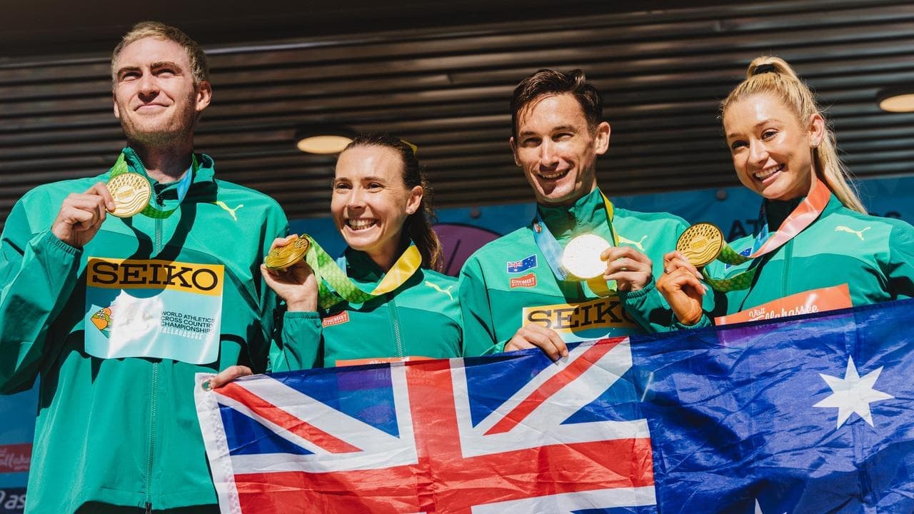 Aussie stars charge to gold at world cross country