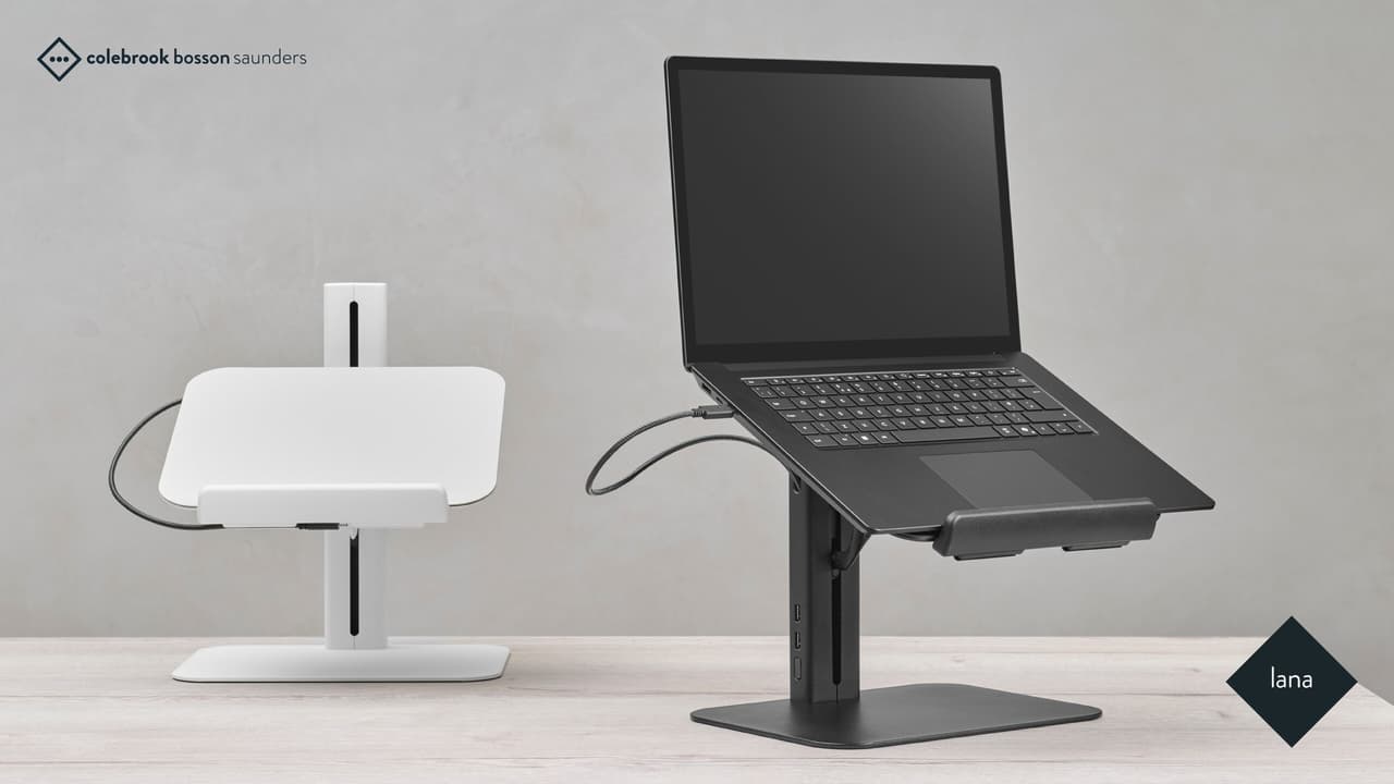 Colebrook Bosson Saunders Launches Lana: An Adaptable Laptop Stand Engineered for Hybrid Work