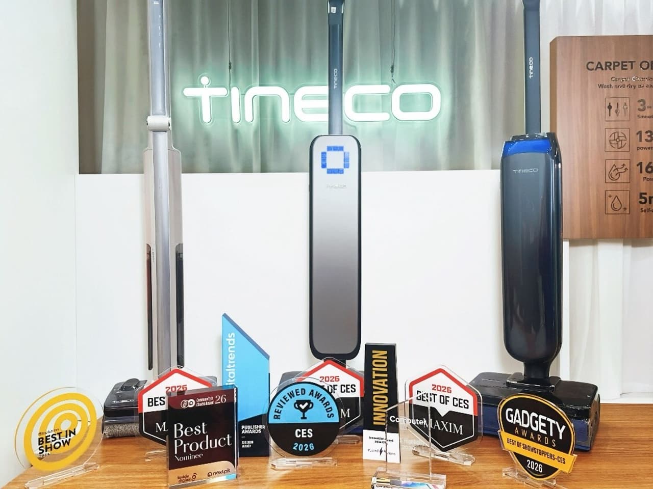 Tineco's Modern Living Vision Earns Global Media Recognition at CES 2026