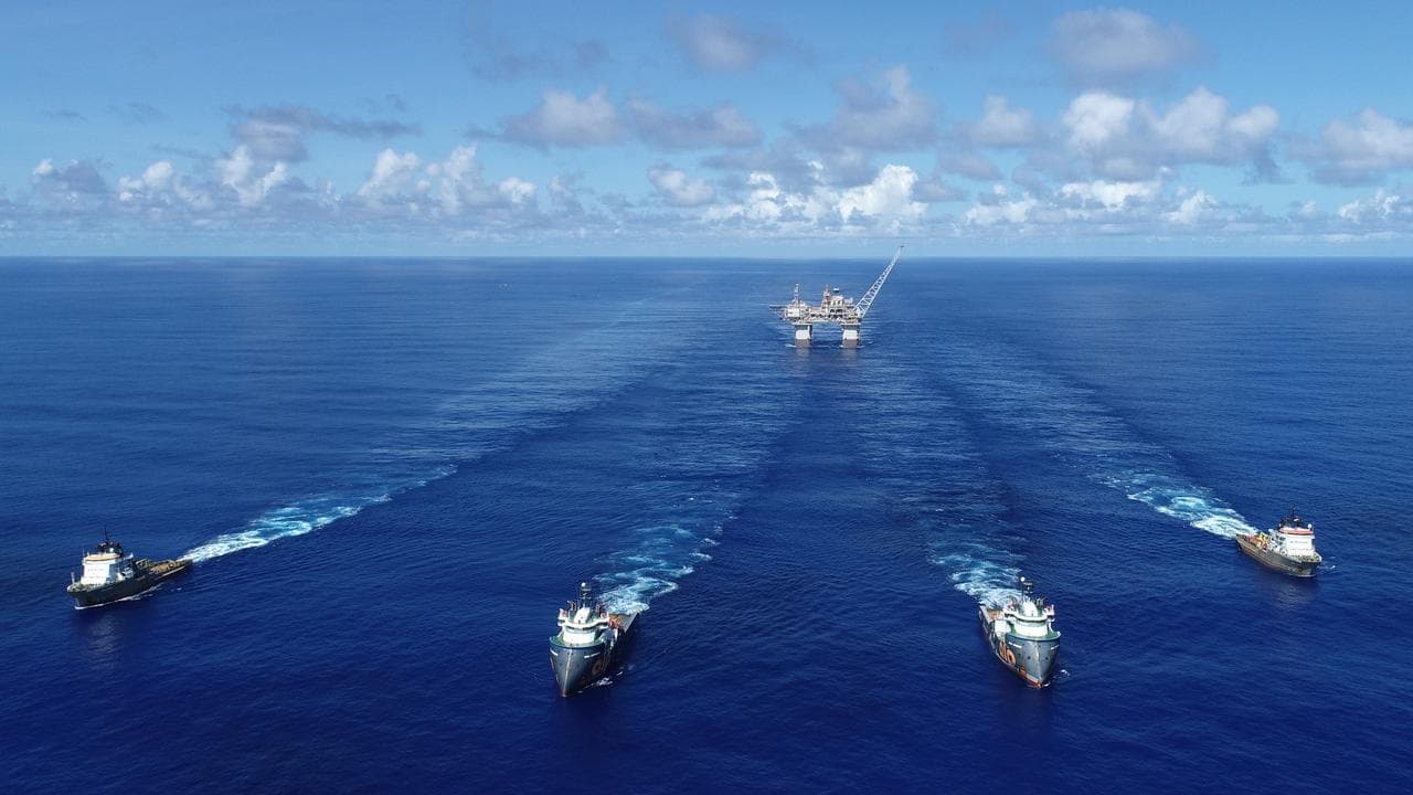 Woodside's floating gas platform arrives off WA coast