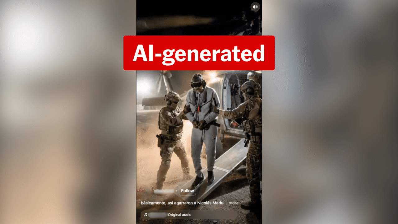 Maduro's capture in Venezuela unleashes flood of fake pictures and videos