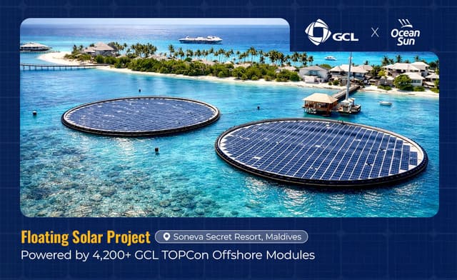 GCL SI Delivers Marine Floating Solar Solution in the Maldives, Enabling Island Energy Transition