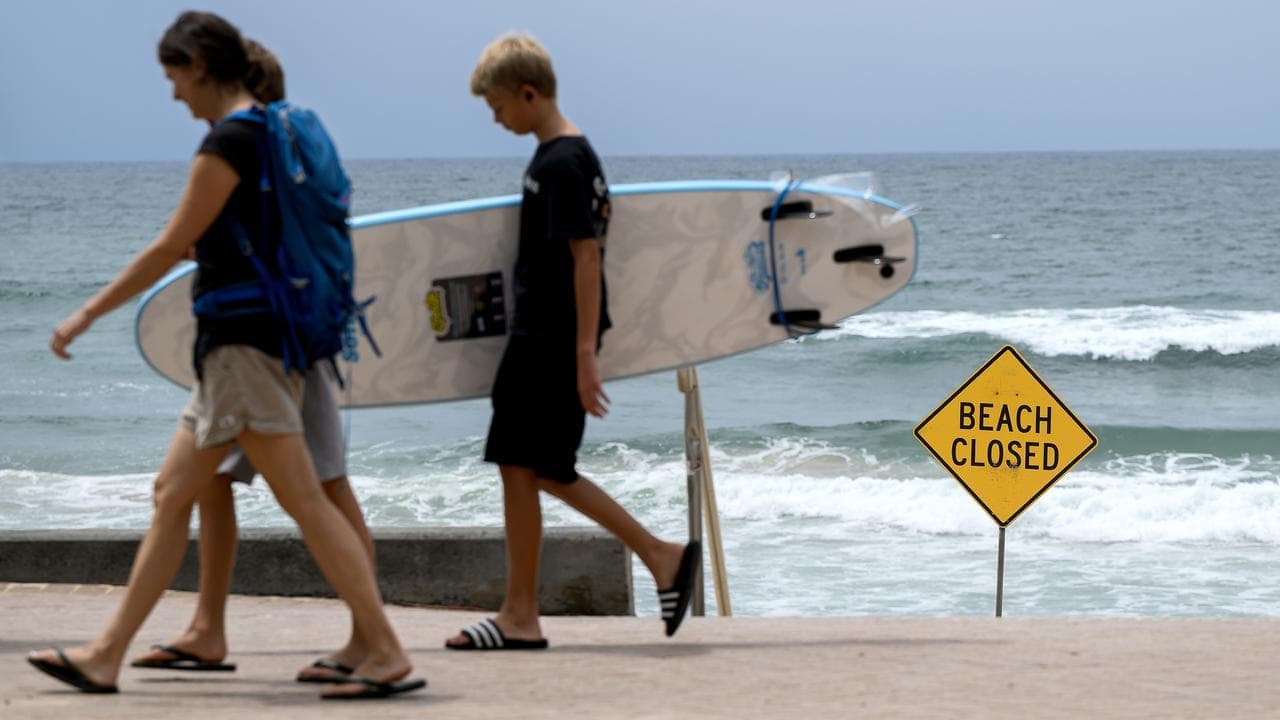 Shark attacks close beaches amid stormy weather warning