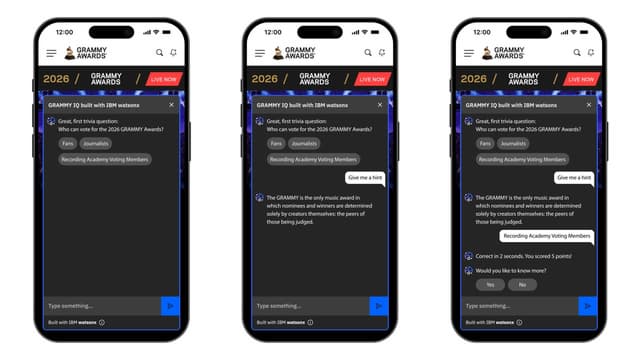IBM and the Recording Academy Strike a Chord, Release New watsonx Digital Experiences for Fans and Members Around 2026 Grammy Awards®