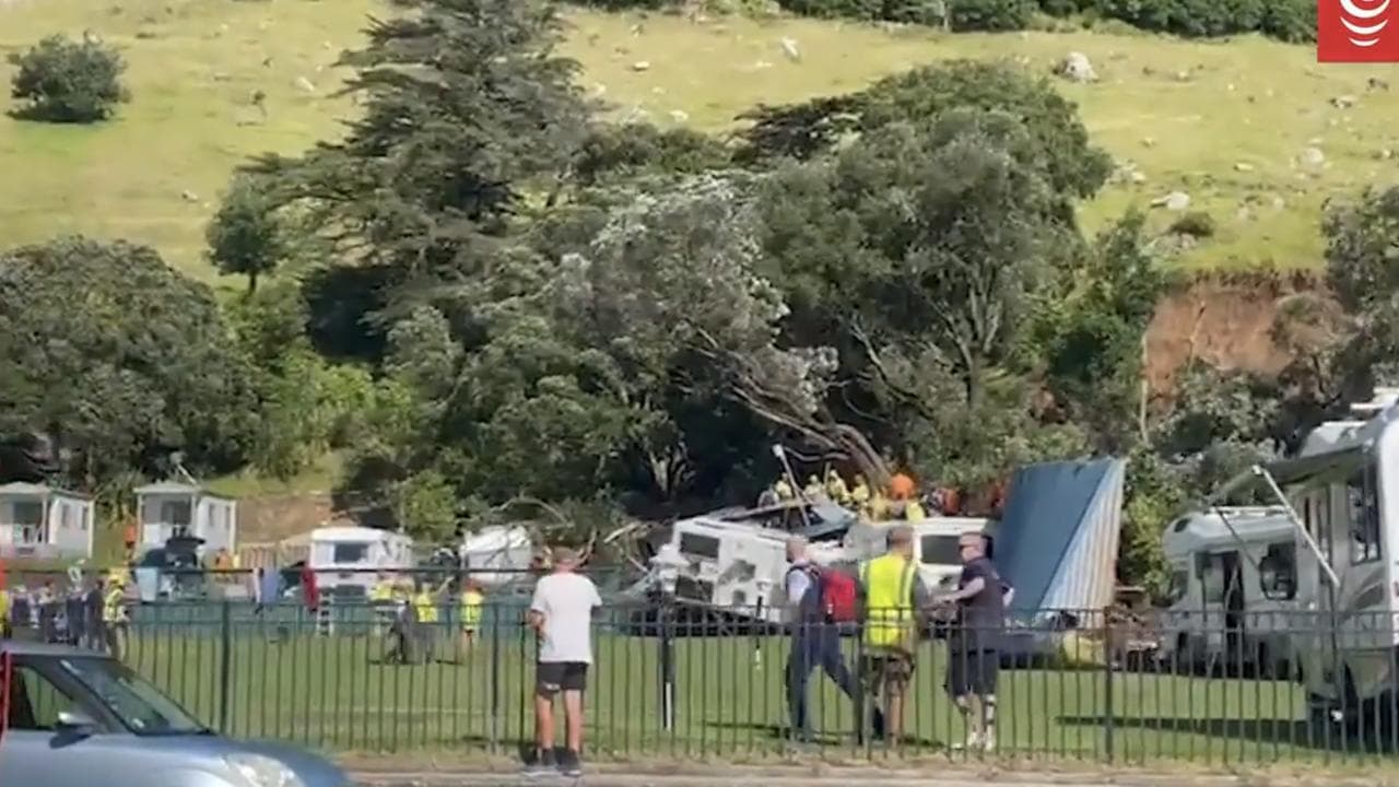 Casualties feared in New Zealand holiday park landslip