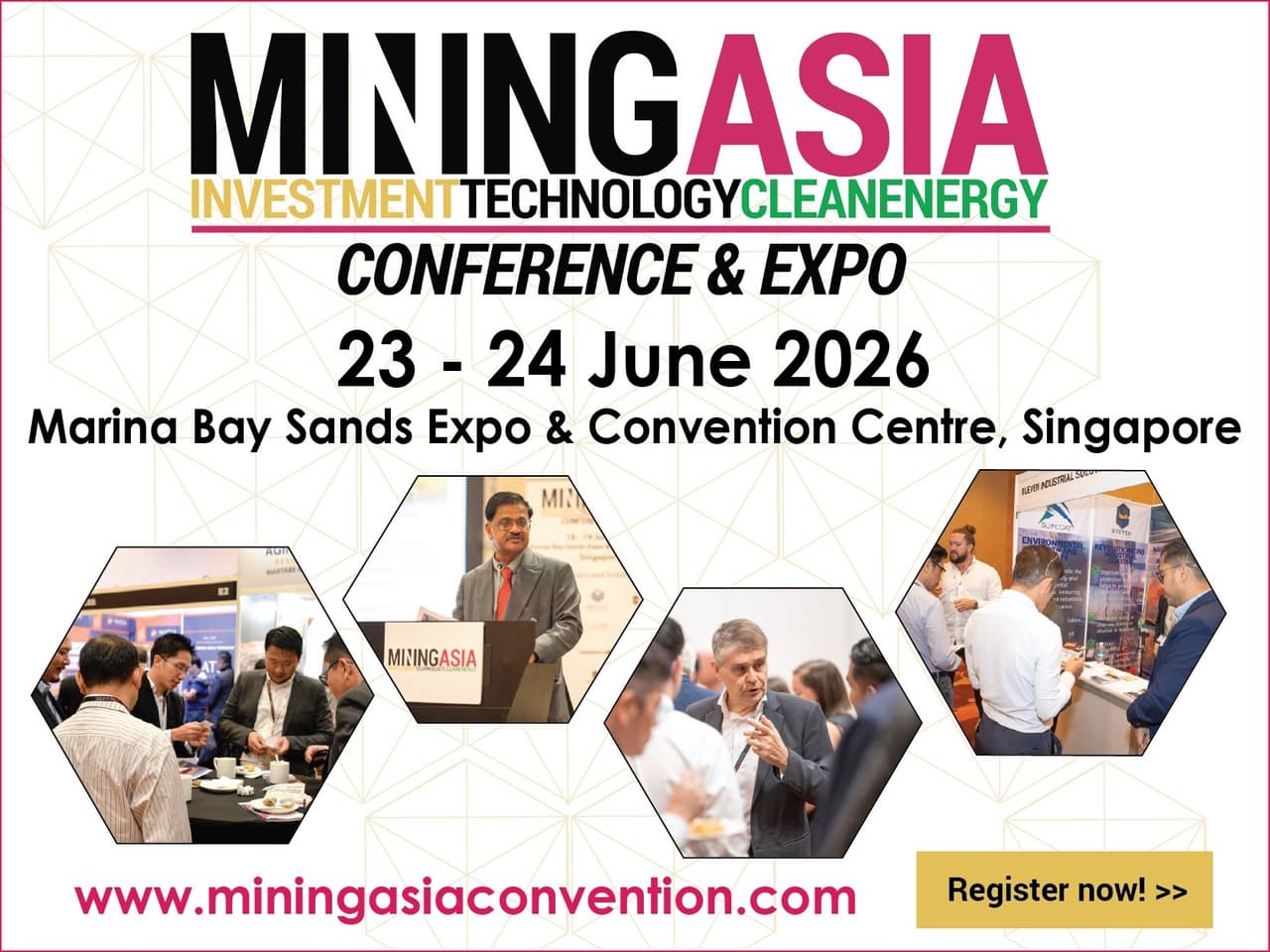 11th Annual Mining Asia Conference & Expo Incorporates Clean Energy, Renewables & Batteries for the 2026 edition