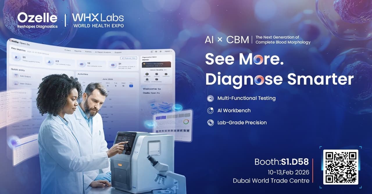 Ozelle Brings AI-Powered, Scenario-Ready Diagnostics to WHX Labs Dubai 2026